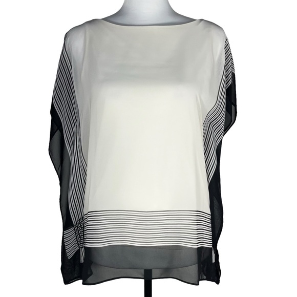 Ann Taylor Tops - Ann Taylor Black & White Top Size XS (#2045)